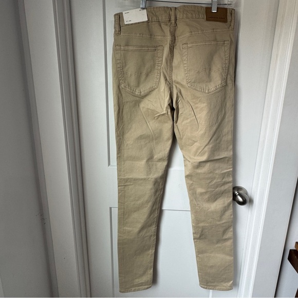 American Eagle NEW WITH TAGS Men's Soft Twill Skinny Khaki Pants Size 31 X 34 - Picture 7 of 9